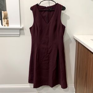 Banana Republic fit and flare purple dress, sz 16
